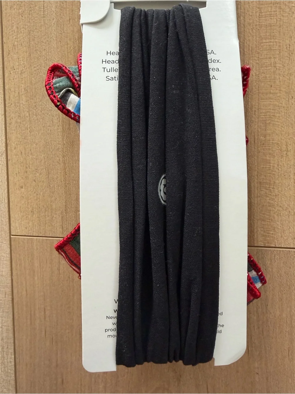 Baby Bling Red Plaid Knot Headband for Kids